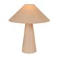 Teak Interiors Linen Table Lamp w/ Shade, , large