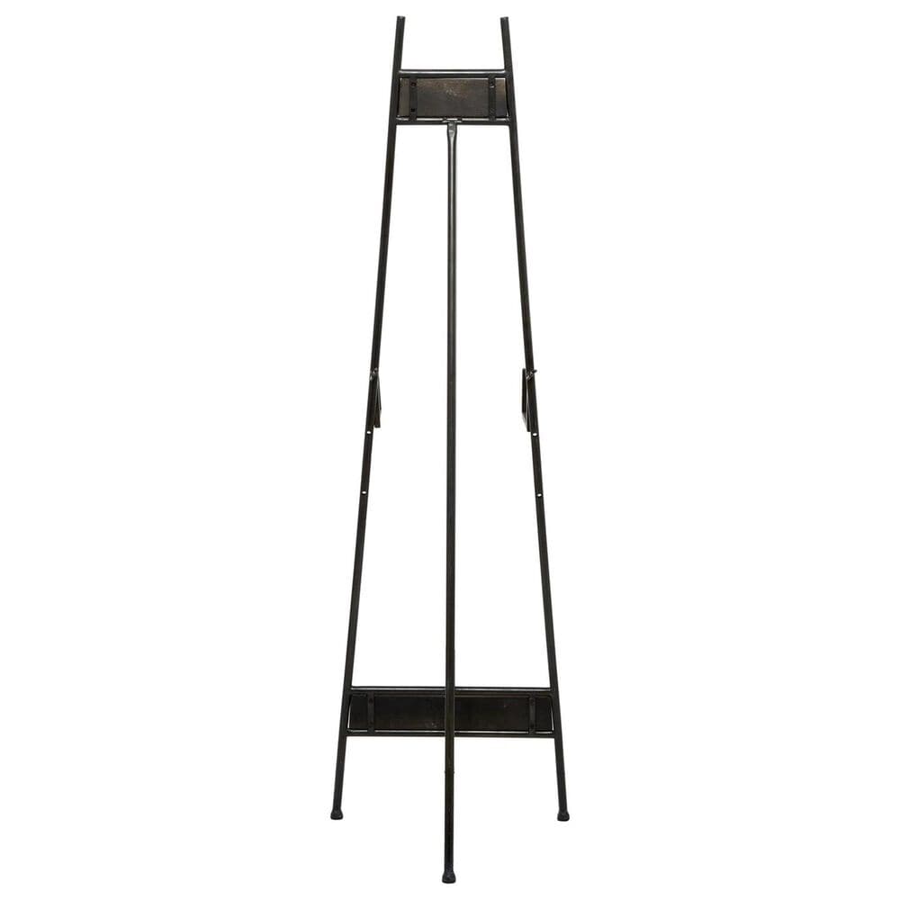 Maple and Jade 52&quot; Adjustable 3-Tier Display Easel in Matte Black and Brown, , large
