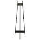 Maple and Jade 52" Adjustable 3-Tier Display Easel in Matte Black and Brown, , large