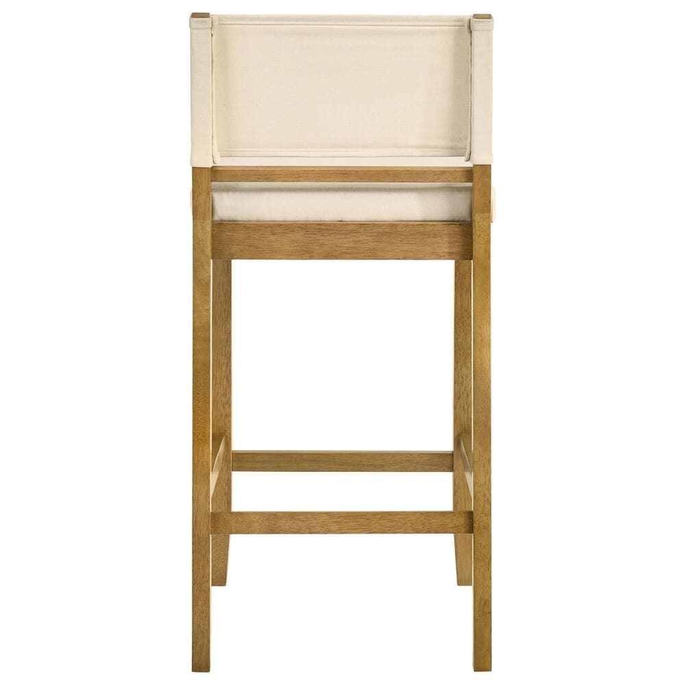 Armen Living Yaneli Swivel Bar Height Stool in Amber Glow, , large
