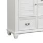 New Heritage Jamestown 5-Piece King Bedroom Set in White Brushed, , large