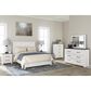 Ashley Gerridan 4-Piece Queen Bedroom Set in White and Gray, , large