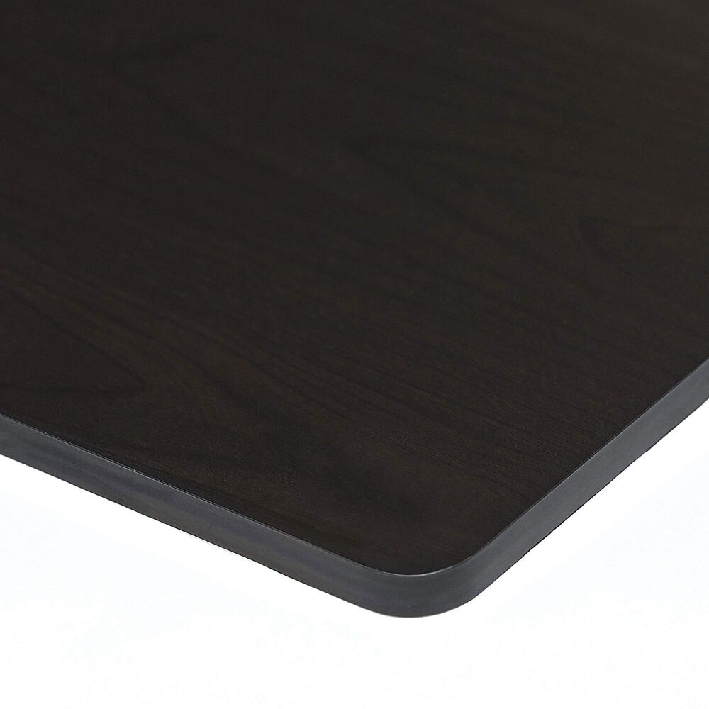 HOMLUX 2-Tier End Table in Espresso and Black (Set of 2), , large