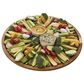 Lifetime Brands Build-a-Board Round Cutting Board with Single Compartment and Locking Lid in Natural and Clear, , large