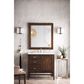 James Martin Vanities Addison 36" Rectangular Mirror in Mid Century Acacia, , large