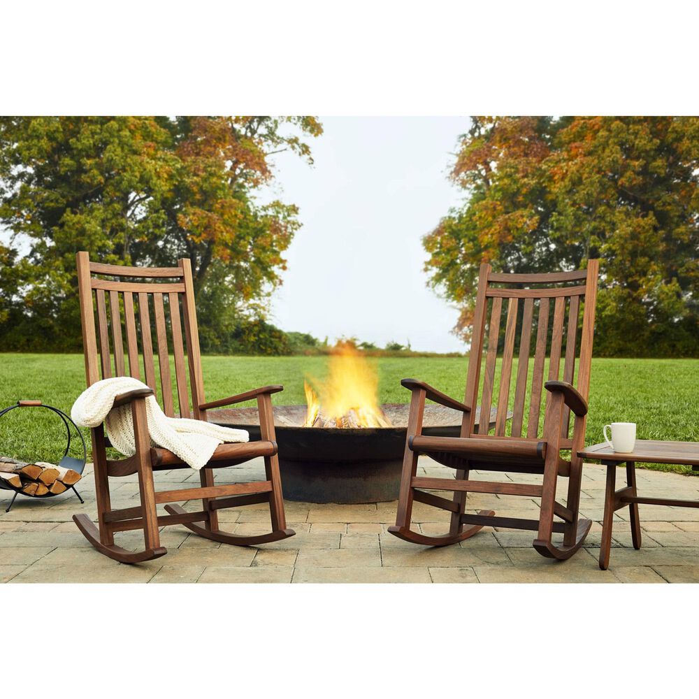 Timbertrail Heritage and Foundations 3-Piece Patio Chat Set in Chocolate Brown and Slate Gray, , large