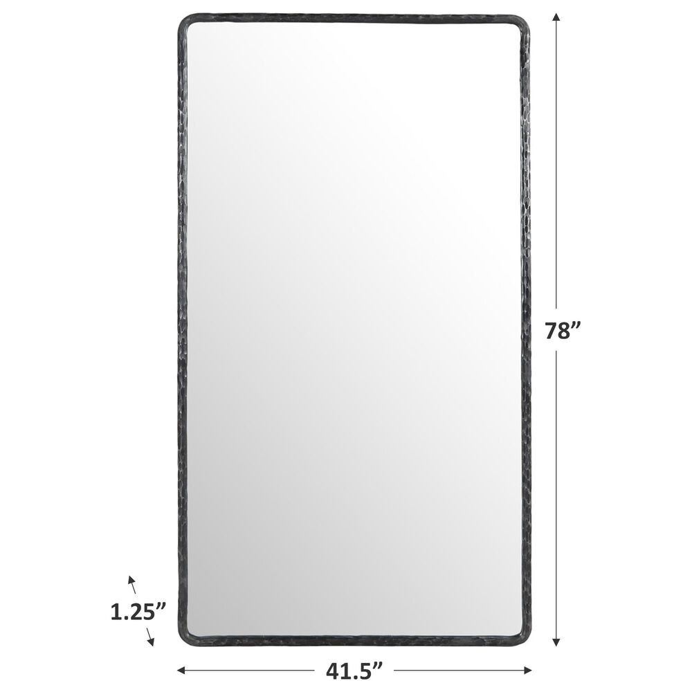 Classic Home Howell Rectangular Mirror in Black, , large
