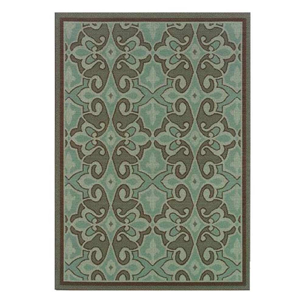 Oriental Weavers Montego 2335L 5"3" x 7"6" Blue Area Rug, , large