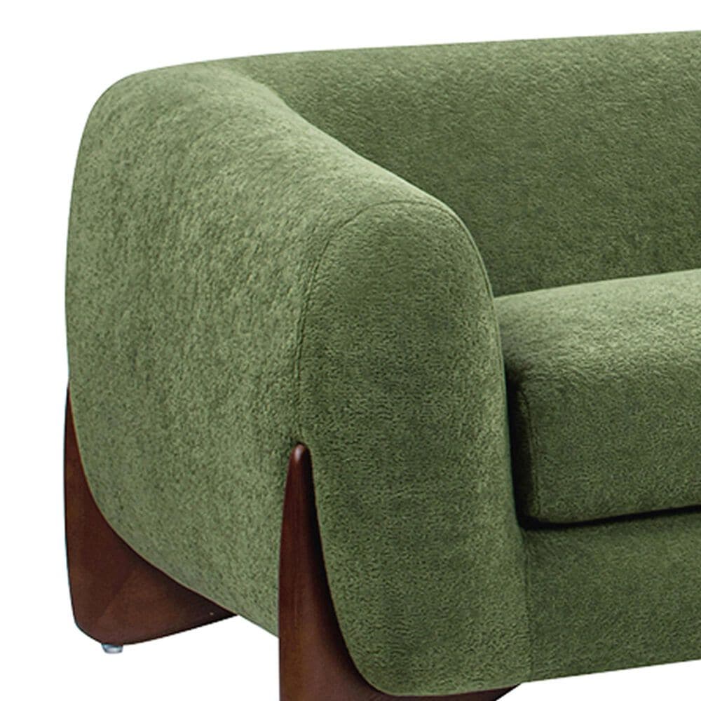 Jennifer Taylor Home Alpine Stationary Sofa in Moss Green, , large