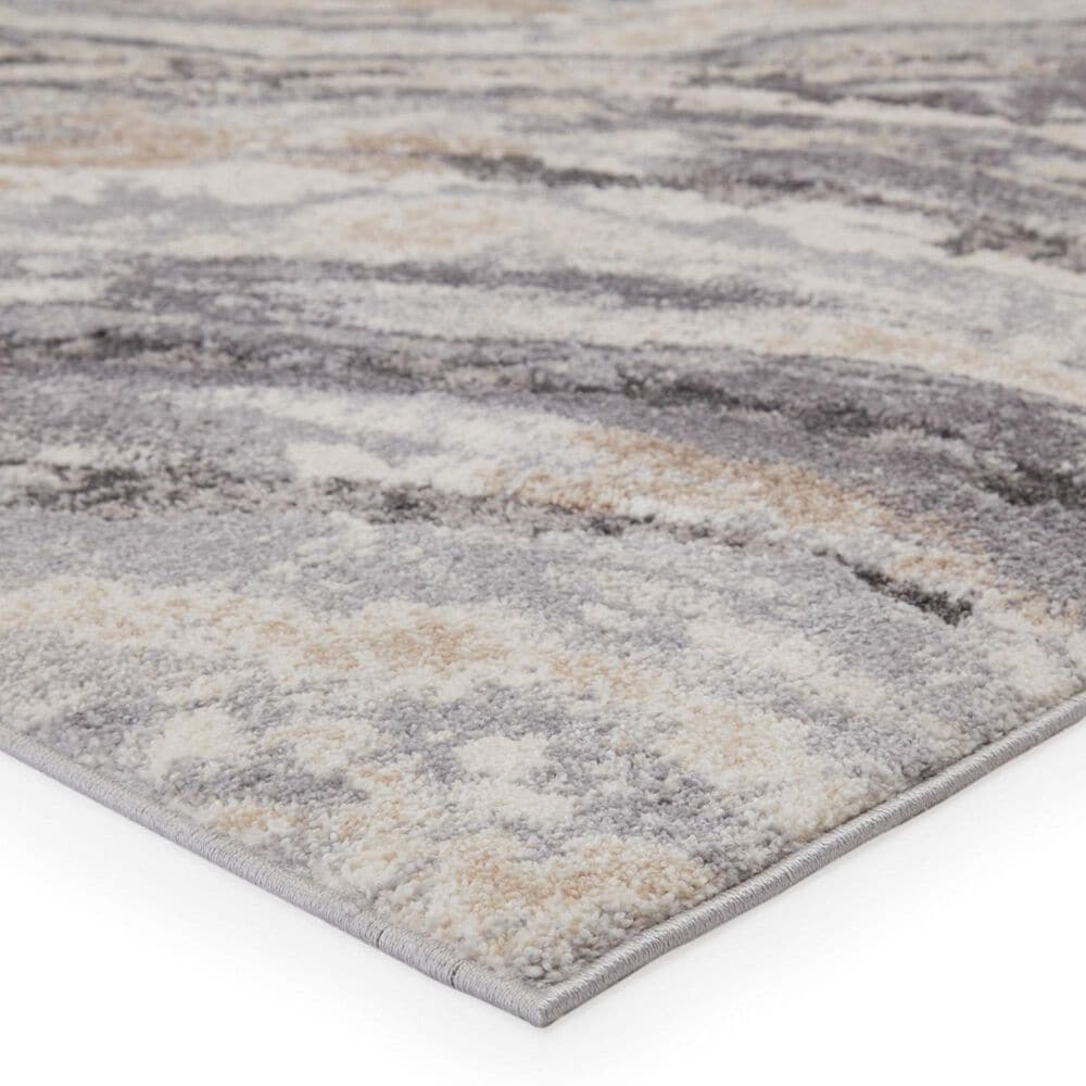 Jaipur Ferris Gatlin White Pepper and Cloud Dancer 5&#39; x 7&#39;6&quot; Area Rug, , large
