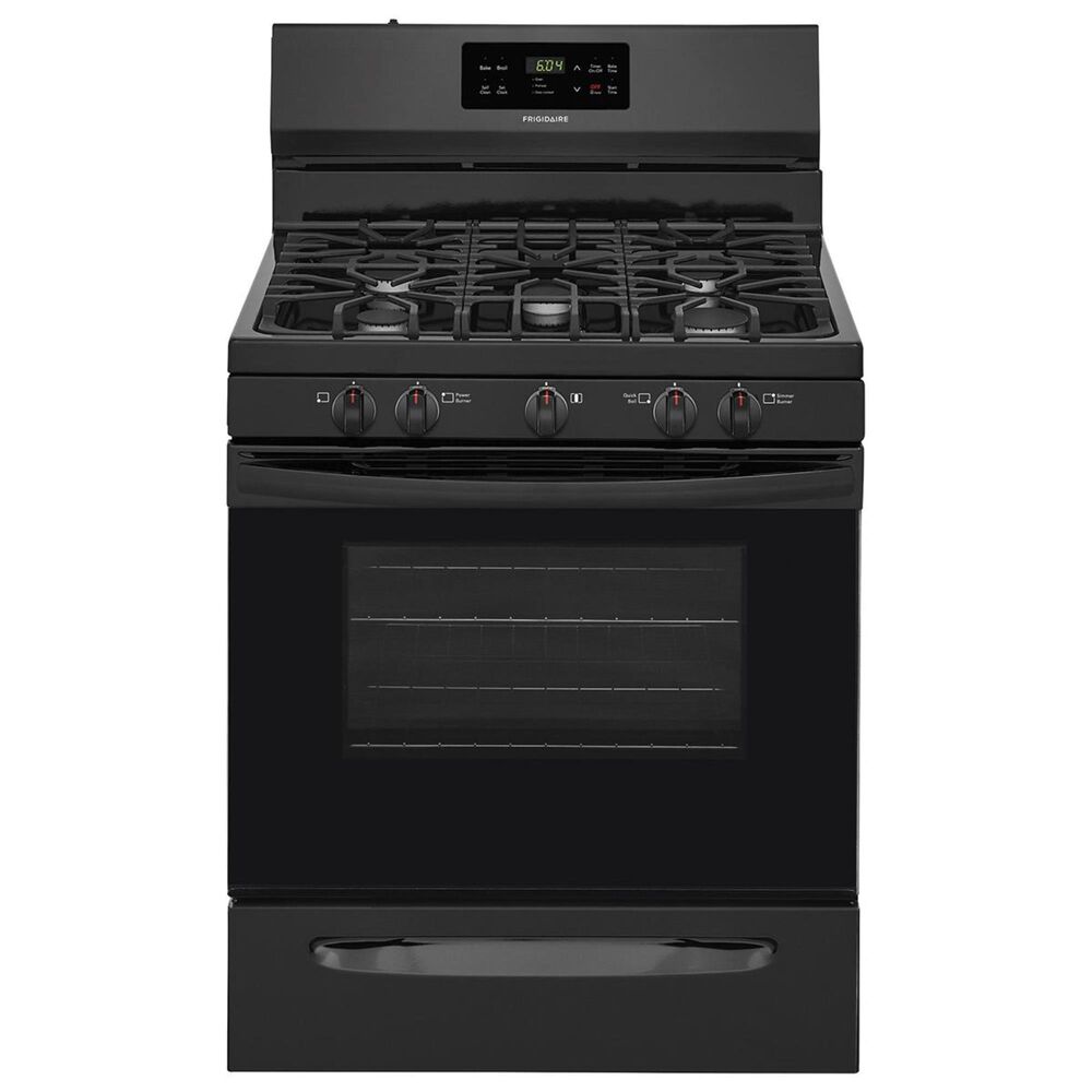 Frigidaire 30"" Free-Standing Gas Range in Black, , large