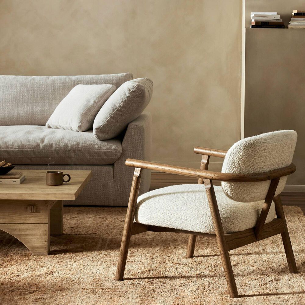 Four Hands Tennison Accent Chair in Durham Cream, , large