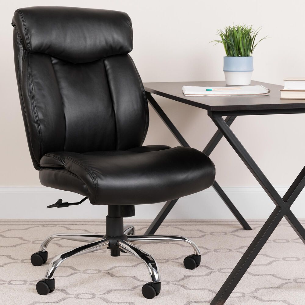 Flash Furniture HERCULES Big & Tall Executive Chair in Black, , large