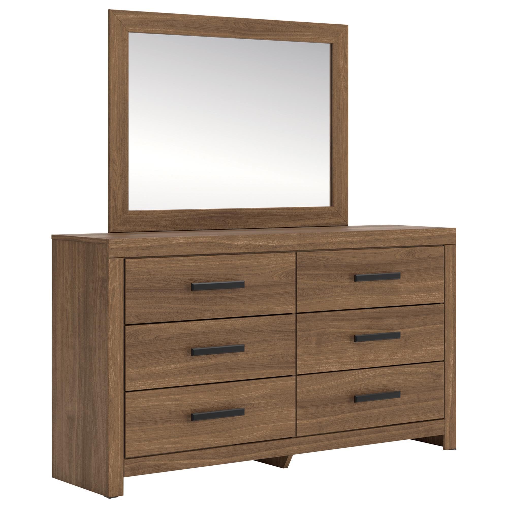 Ashley Broachmyn 4 Piece Full Panel Bedroom Set in Warm Auburn