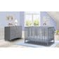 Sorelle Adrian Convertible Crib in Gray, , large