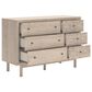 Ashley Arloster 6-Drawer Dresser in Tan, , large