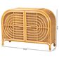 Baxton Studio Ovalet 2-Door Rattan Sideboard in Natural Brown, , large