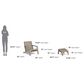 Homestyles Sustain 2-Piece Patio Adirondack Chair Set in Stain Brown, , large