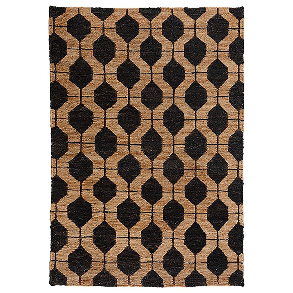 RIZZY Bengal 8" x 10" Black and Neutral Area Rug, , large
