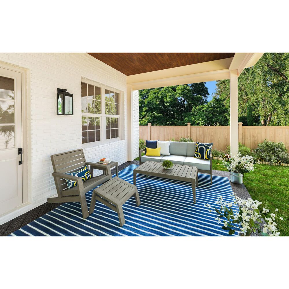 Homestyles Sustain Patio Adirondack Chair in Stain Brown, , large