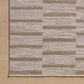 Amber Lewis x Loloi Cali 6"7" x 9"2" Ivory and Tobacco Area Rug, , large