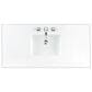James Martin Vanities Brittany 48" Single Bathroom Vanity in Sage Green with 3 cm White Zeus Quartz Top and Rectangular Sink, , large