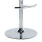 Lumisource Cinch Claire Swivel Adjustable Bar Stool with White Cushion in Chrome (Set of 2), , large