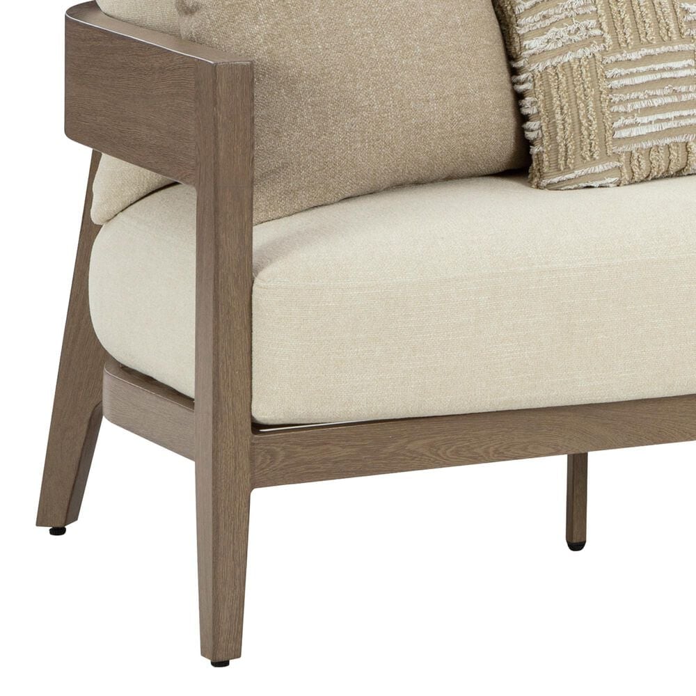 Ashley Serene Bay Patio Sofa in White, , large