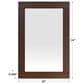 James Martin Metropolitan 30" Mirror in American Walnut, , large