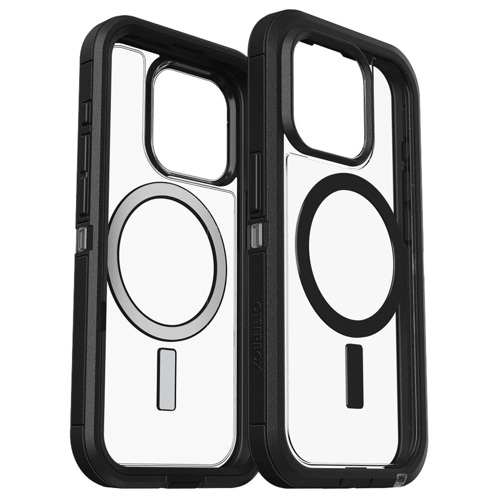 OtterBox Defender Pro XT Clear MagSafe Case for Apple iPhone 15/14/13 in Black, , large