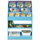 HOMLUX 5-Tier Magazine Bookshelf in Light Blue, , large