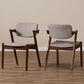 Baxton Studio Elegant Arm Chair in Dark Walnut (Set of 2), , large