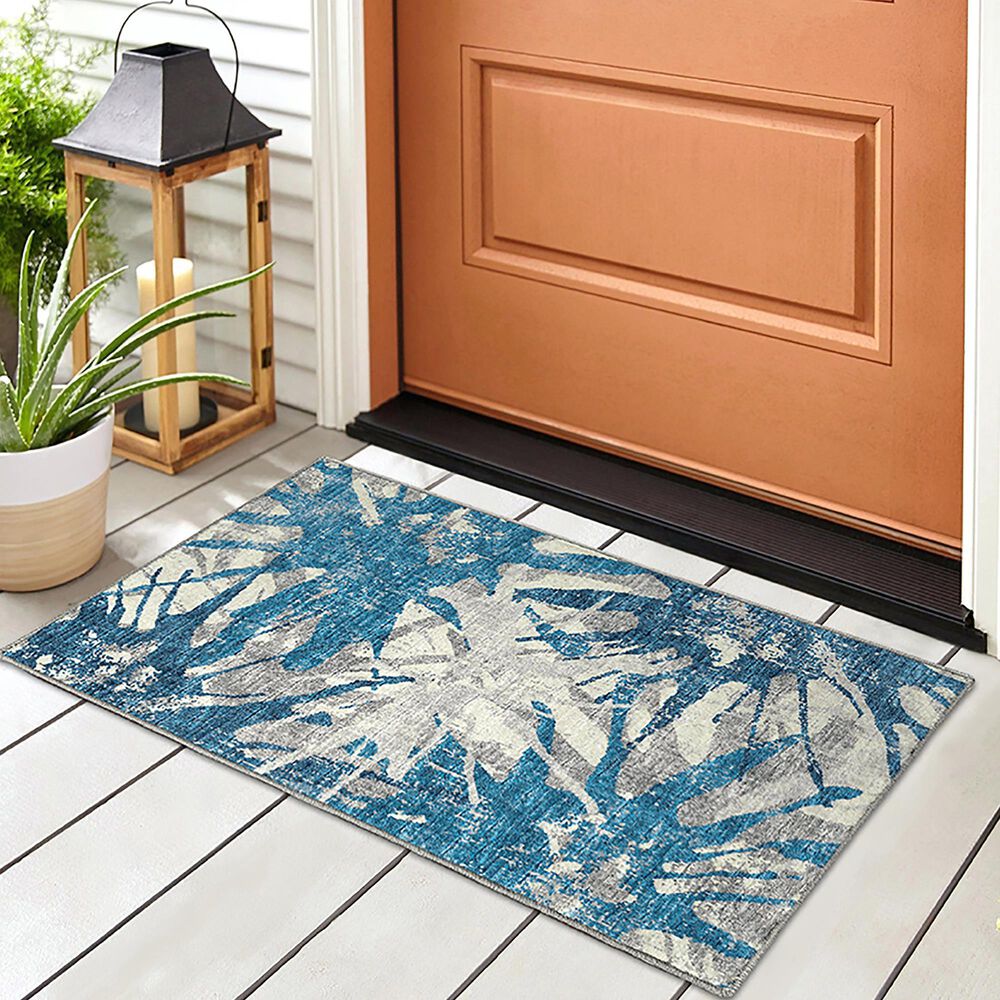 Dalyn Rug Company Brisbane 1&#39;8&quot; x 2&#39;6&quot; Cobalt Area Rug, , large