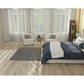 Nourison Twist Reversible 4" x 6" Black Indoor/Outdoor Area Rug, , large