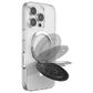 PopSockets MagSafe Circle Kick-Out PopGrip in Aluminum Radial Black, , large