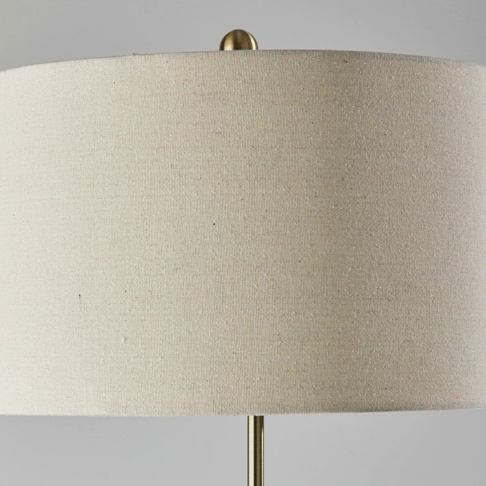 Adesso Barton Floor Lamp in Antique Brass, , large