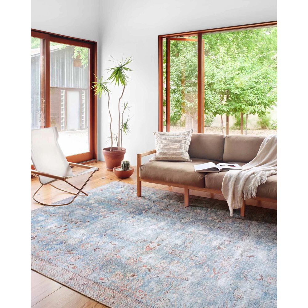 Loloi II Wynter WYN-06 3&#39;6&quot; x 5&#39;6&quot; Teal/Multi Area Rug, , large