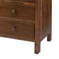 Archbold Furniture Heritage 3 Drawer Wide Nightstand in Brown Mahogany, , large