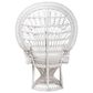 Baxton Studio Kallima Peacock Chair in White, , large