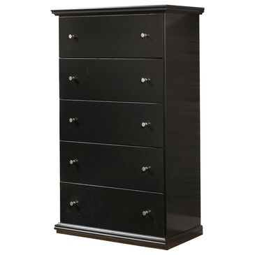 Signature Design by Ashley Maribel 5 Drawer Chest in Black, , large