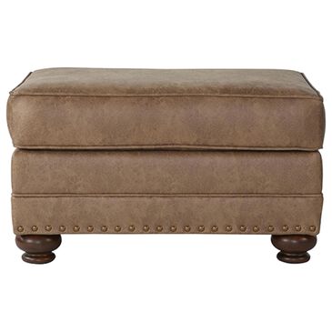 Hughes Furniture Ottoman in Jetson Ginger, , large