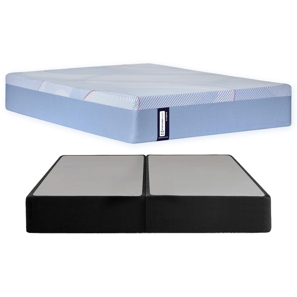 Sealy Posturepedic Kinney Medium Hybrid King Mattress with High Profile Box Springs, , large
