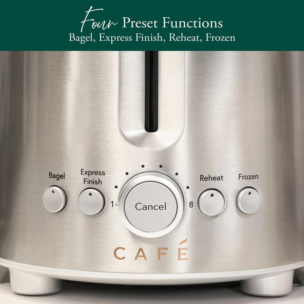 Cafe 2-Slice Express Toaster in Stainless Steel, , large