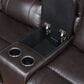 Steve Silver Alexandria 6-Piece Power Reclining Sectional in Chocolate, , large