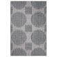 Dalyn Rug Company Sedona Geometric 8" Round Pewter Indoor/Outdoor Area Performance Rug, , large