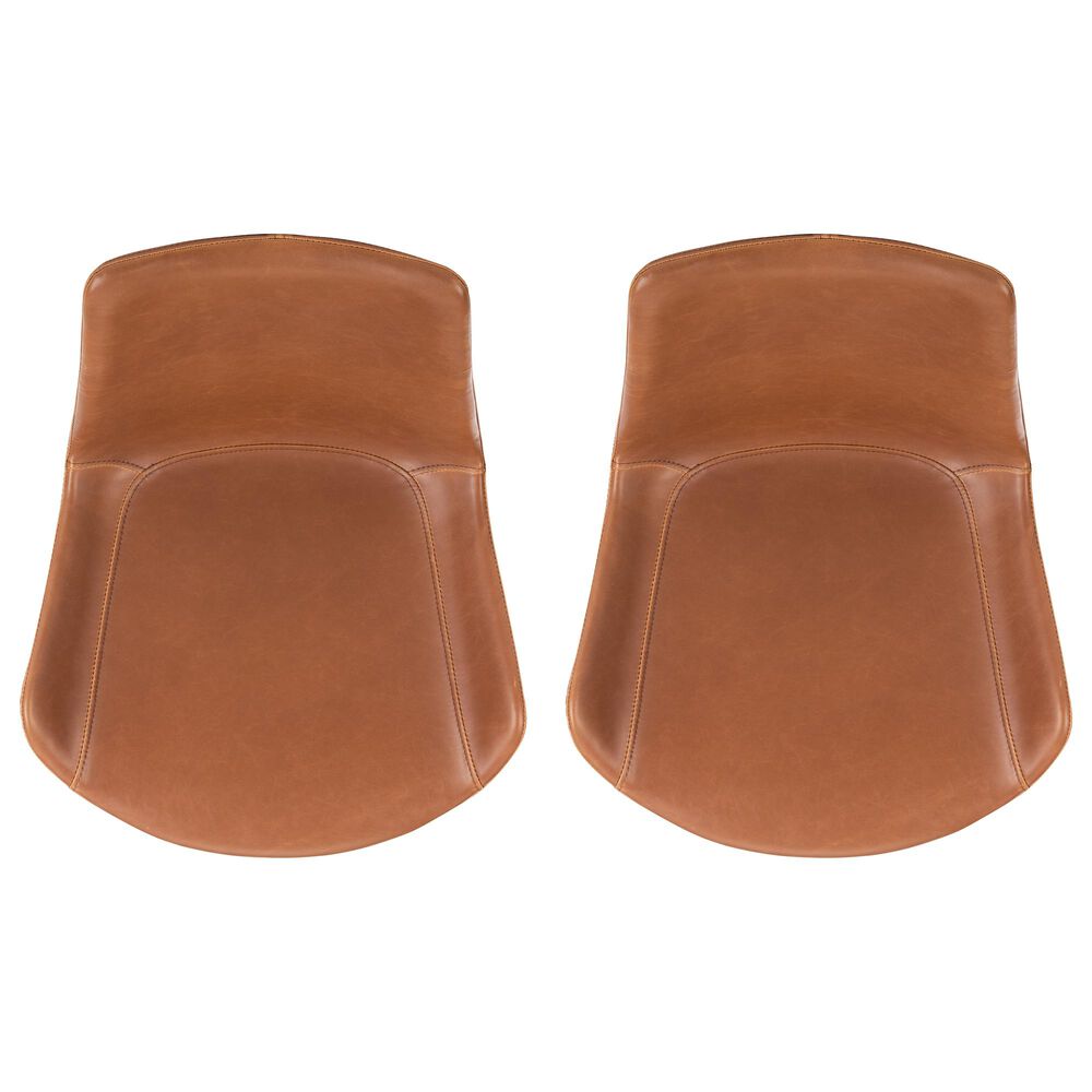 Safavieh Terra Accent Chair in Light Brown/Black &#40;Set of 2&#41;, , large