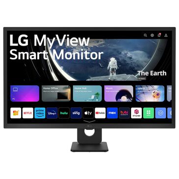 LG MyView 32" Full HD IPS Smart Monitor with webOS in Black, , large