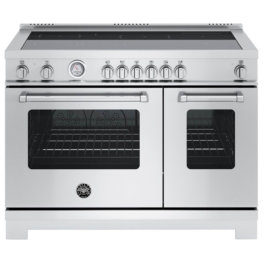 Bertazzoni Master Series 30" Induction Range in Nero Matte and Gold, , large