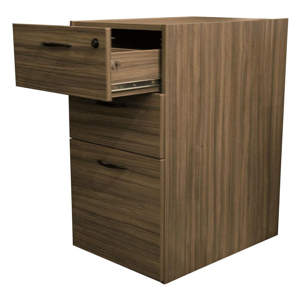 OSP Home Napa Box File Pedestal in Urban Walnut, , large