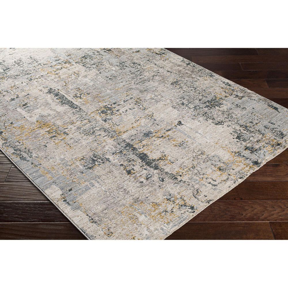 Surya Laila 10&#39; x 14&#39; Light Gray, Navy, Camel, Wheat and Charcoal Area Rug, , large